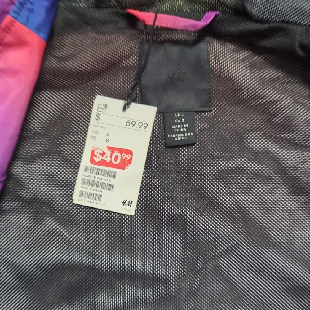 Men Rainbow Jacket H&M Stay True - Picture 3 of 4